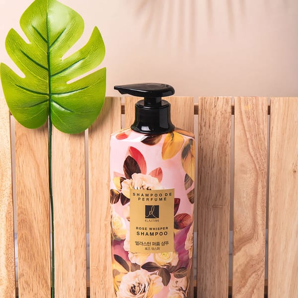 ELASTINE Парфюмированный шампунь 600 мл Rose Whisper