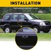 Exterior Door Handle For Honda CR-V Front Passenger Black Smooth ABS HO1311113