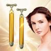 2025 Facial massager rollers Golden 3D roller electric facial rollers and T-shaped facial roller massager set