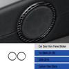 1 Pair Carbon Fiber Car Interior Door Speaker Cover For BMW Z4 E89 2009-2016