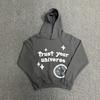 Сет Худи Broken Planet Streetwear С 3D Объемным Принтом Свободный Крой Хлопковая Толстовка Мужская