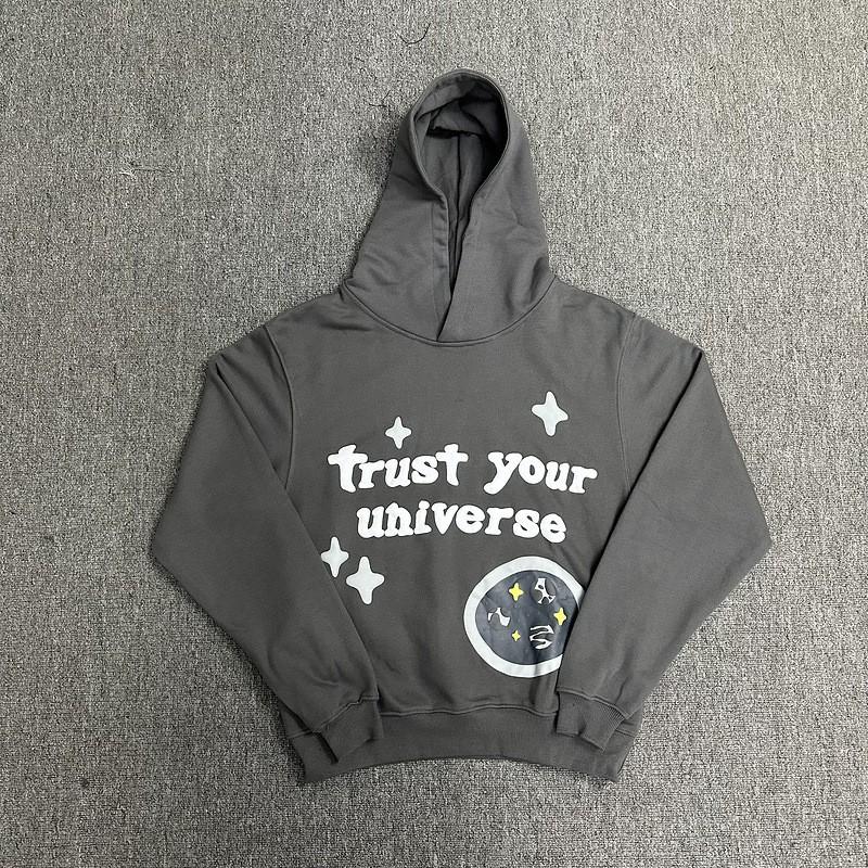 Сет Худи Broken Planet Streetwear С 3D Объемным Принтом Свободный Крой Хлопковая Толстовка Мужская