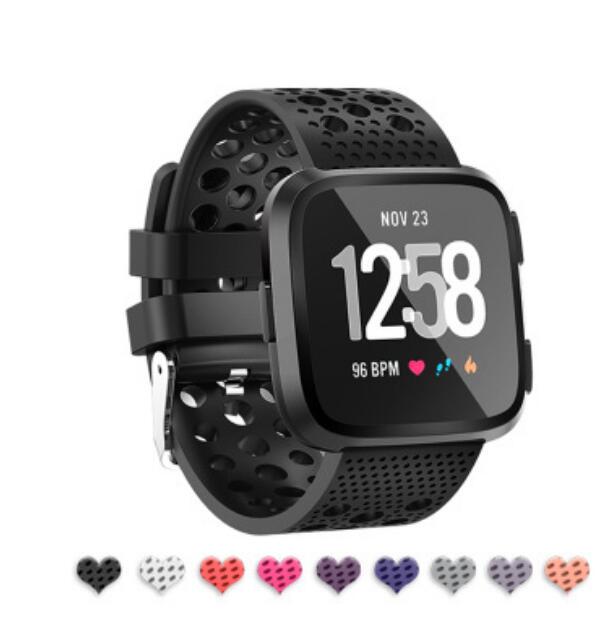 Силиконовый ремешок для браслета Fitbit Versa/Fitbit Versa 2/Versa Lite, сменный ремешок для смарт-круглого браслета