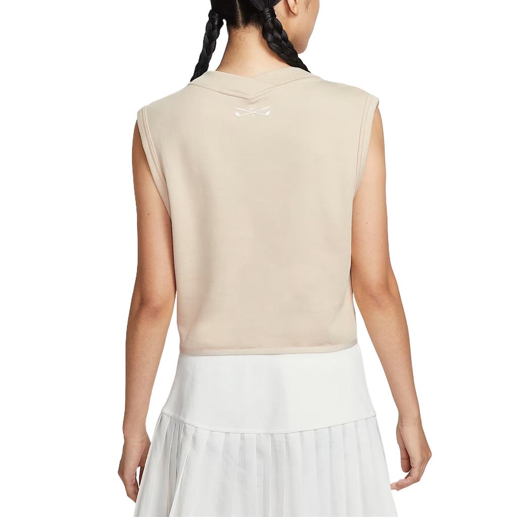 Nike Женские спортивные футболки без рукавов Бежевые IH0940-126