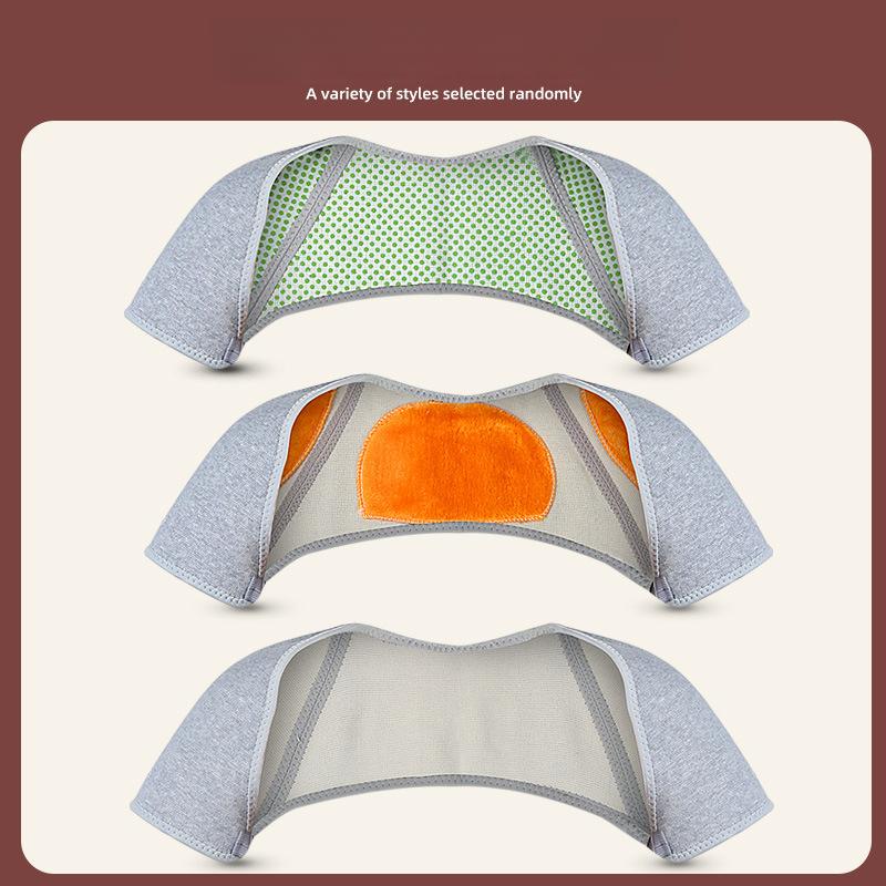 Warm and Fleece Shoulder Pads, Warm and Cold-proof Around The Shoulder, Four-season Sweat-absorbing Wormwood Thickened Shoulder Pads