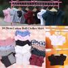 Toys Accessories Doll T-shirt Fashion Style Idol Doll Outfit 10/20cm Cotton Stuffed Dolls