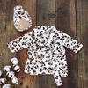Newborn Bathrobe Baby Pajamas Photo Shoot Costume Set for Boys and Girls
