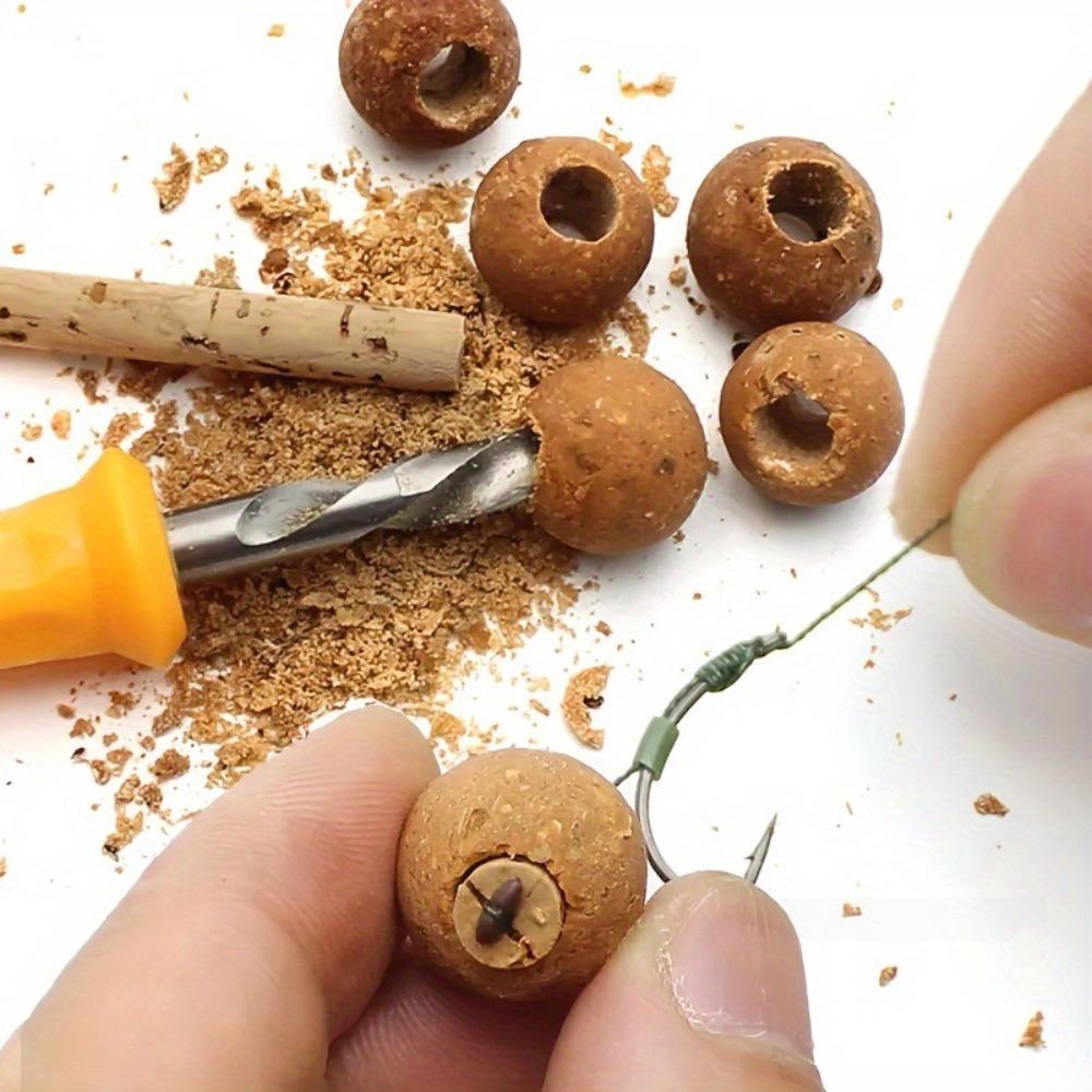 2025 Аксессуары Наживка Сверло Бойлы Хлопковая нить Микро стопор для наживки Оборудование Материал Карповая приманка Рыболовные снасти