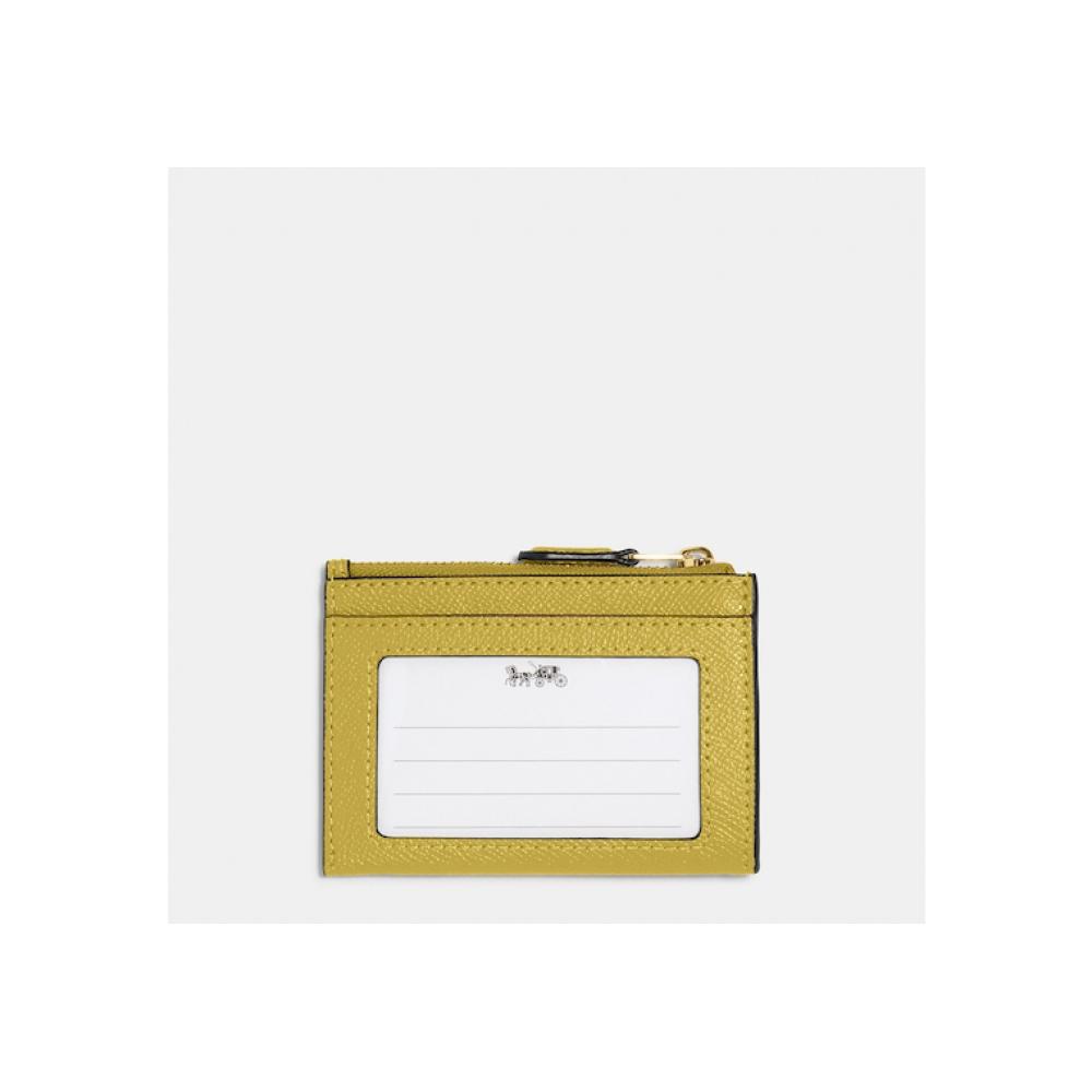 Coach Мини Скинни Чехол для ID Золотой Черный