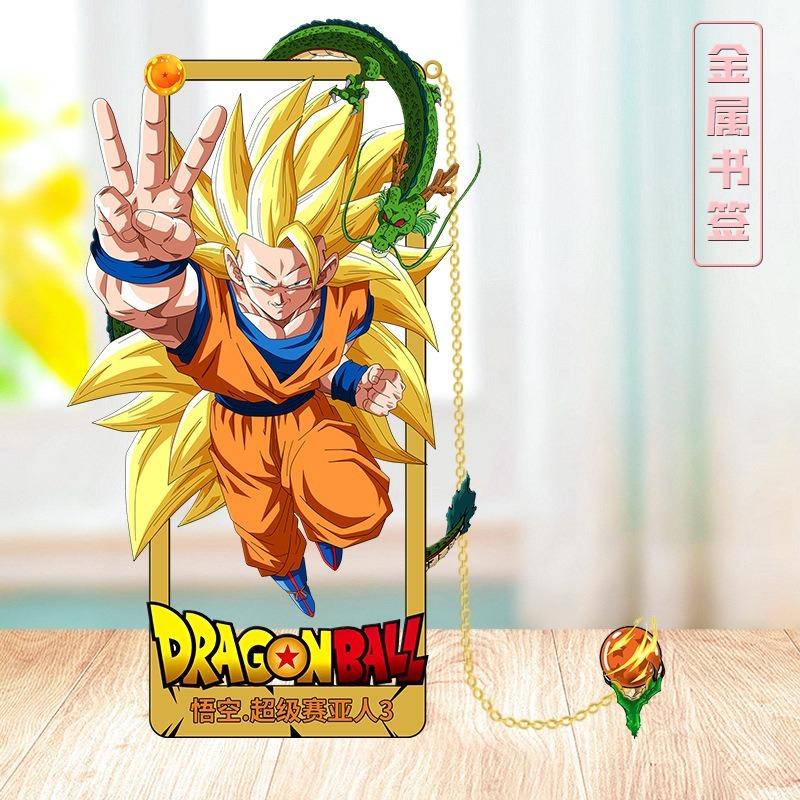Аниме Dragon Ball Фигурки Действия Металлическая Закладка Укун Скрепка для Книг Учебный Документ Аниме Гуцзы Студент Украшение Подарок на День Рождения Детей