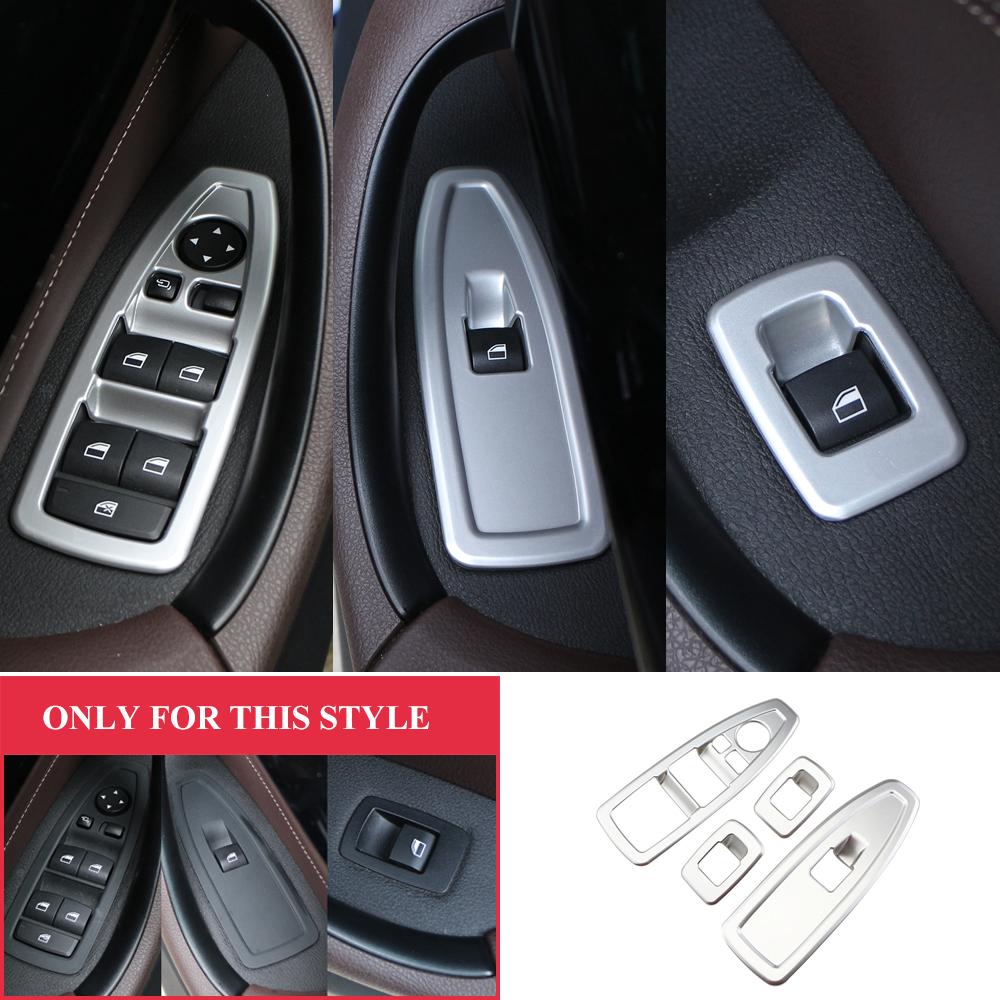 Защитная крышка панели оконного переключателя, накладка на ручку окна, наклейка с блестками для BMW X1 F48 LHD 2015-2022