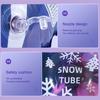 Надувные сани для снега с двойными ручками, лыжное кольцо, дизайн клапана, сверхмощная зимняя уличная игрушка для детей и взрослых