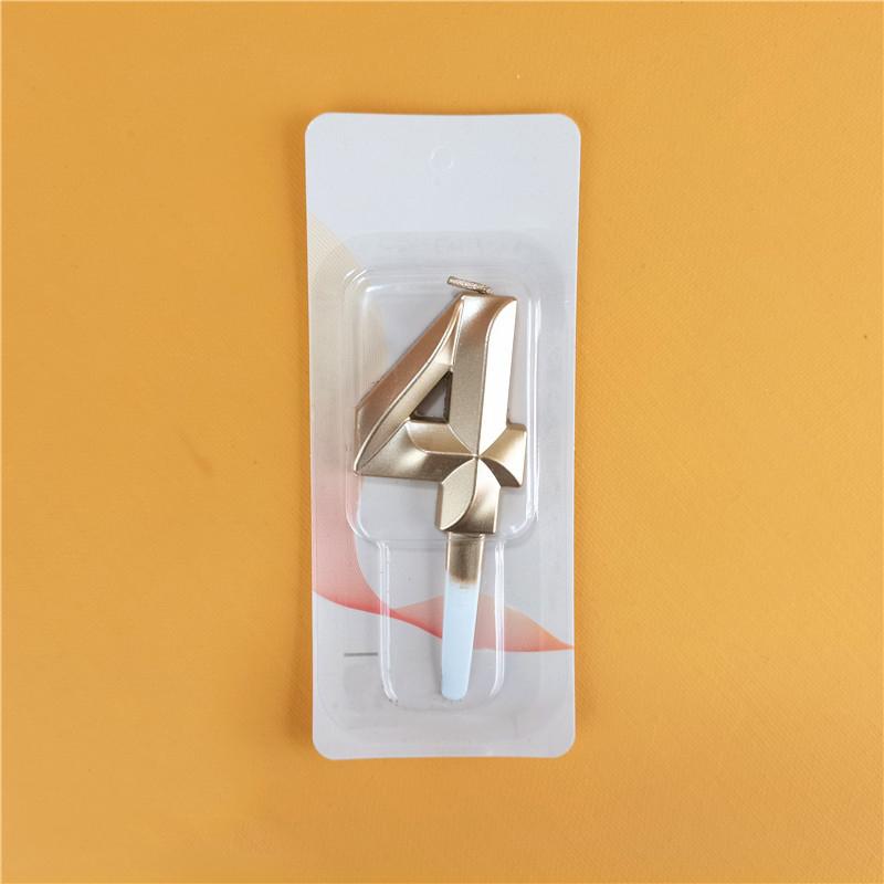 1PC For Anniversary Birthday Ornament 0-9 Digital Cake Topper Decoration Cake Candles Party Supplies