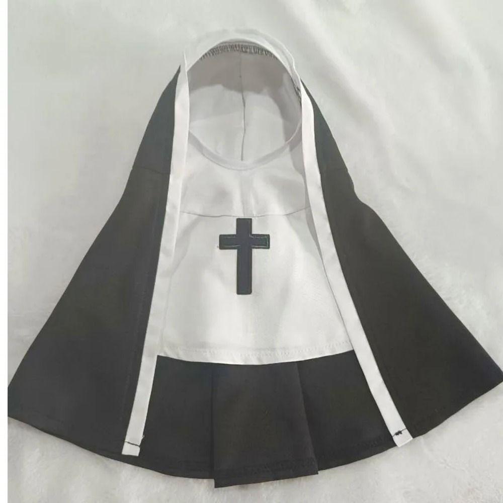 Soft Pet Nun Cloak Cat Puppy Cat Cosplay Costume Sets  Pet Supplies Clothing