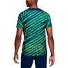 Nike Футболки мужские Зеленые С круглым вырезом Умеренный прямой крой DM9544-490