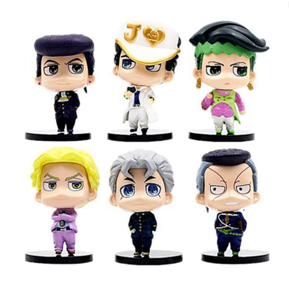 1 шт. Аниме JoJo's Bizarre Adventure Фигурки Действия Статуя Кудзё Джотаро Хигашиката Джоске Рохан ПВХ Модель Коллекция Детская Игрушка