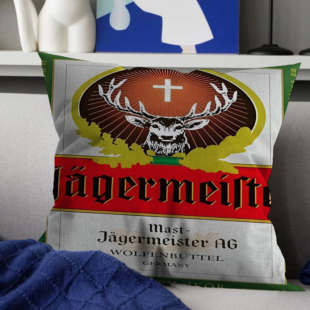Классический жестяной знак Jagermeister Бар Паб Наволочка Декоративная Подушка Диван Домашний Декор Чехол Наволочки