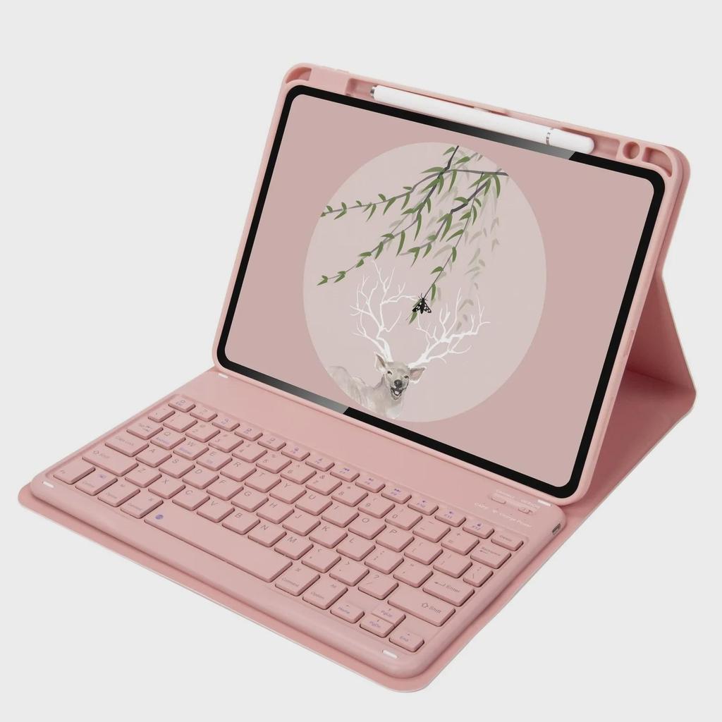 IPad Pro 11" (2021) Кожаный чехол с беспроводной Bluetooth-клавиатурой Air4 и слотом для стилуса Xiaomi 5