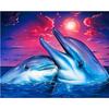 DIY 3D Diamond Painting Animal Dolphin Embroidery Cross Craft Stitch Home Decor