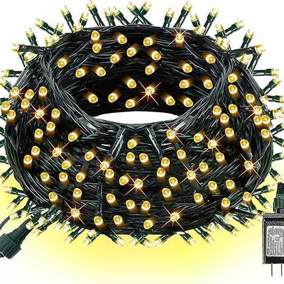 24V Мигающие цветные гирлянды американского стандарта для наружных деревьев и балконов - Звездное праздничное украшение, Низкое напряжение