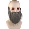 Искусственная борода Хэллоуин Накладные усы Накладная борода Реалистичная накладная борода Большая борода Реквизит для вечеринки