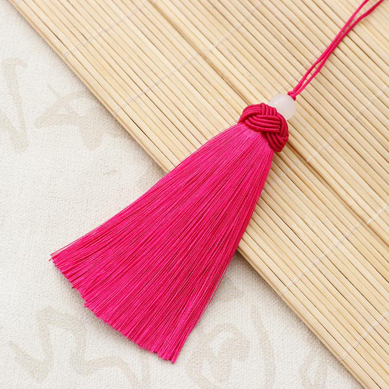 10cm Thick Pineapple Tassel Ornament with Bead Pendant - Ancient Style Decorative Hanging for Curtains and Fans, Gift Box Included