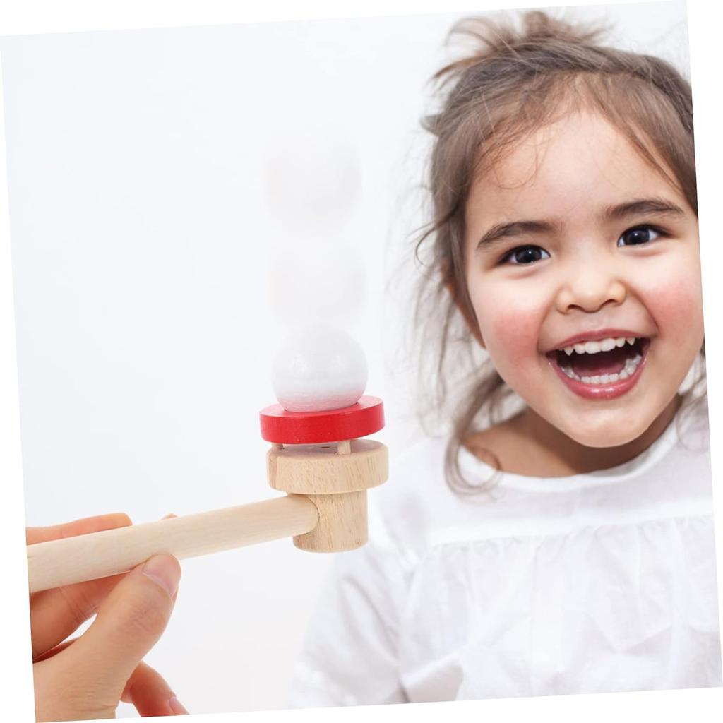 Kids Floating Blow Pipe Ball Game Stress Reliever Balance Blowing Toys Educational Parent-child Games Training Lung Capacity Toy