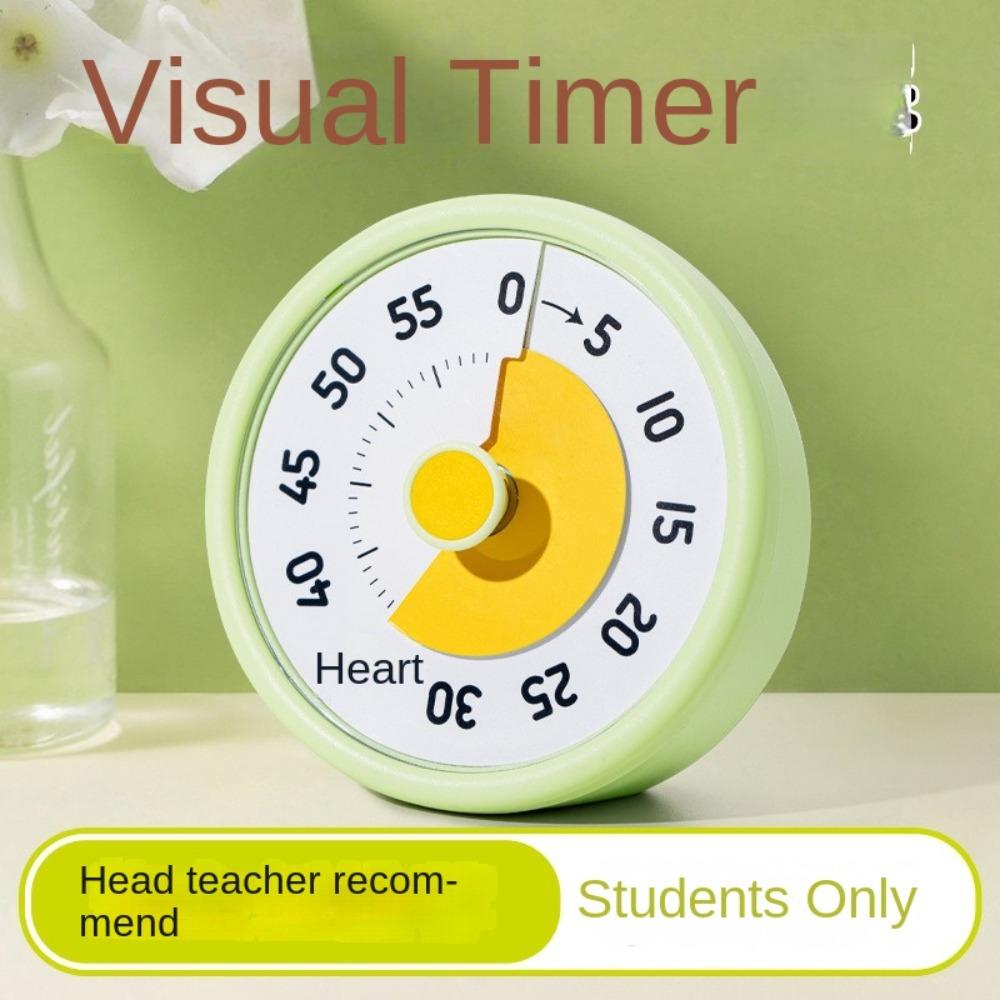 Silent Visual Timer Time Manager Countdown Timer Cute Kitchen Timer Reminder Reading Room