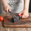 3/4-ступенчатая точилка для ножей, профессиональный кухонный инструмент для заточки ножей, быстрая точилка, лезвия с алмазным покрытием, кухонный инструмент