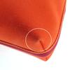 Great HERMES Handbag Brid A Black PM Orange wool Women Used