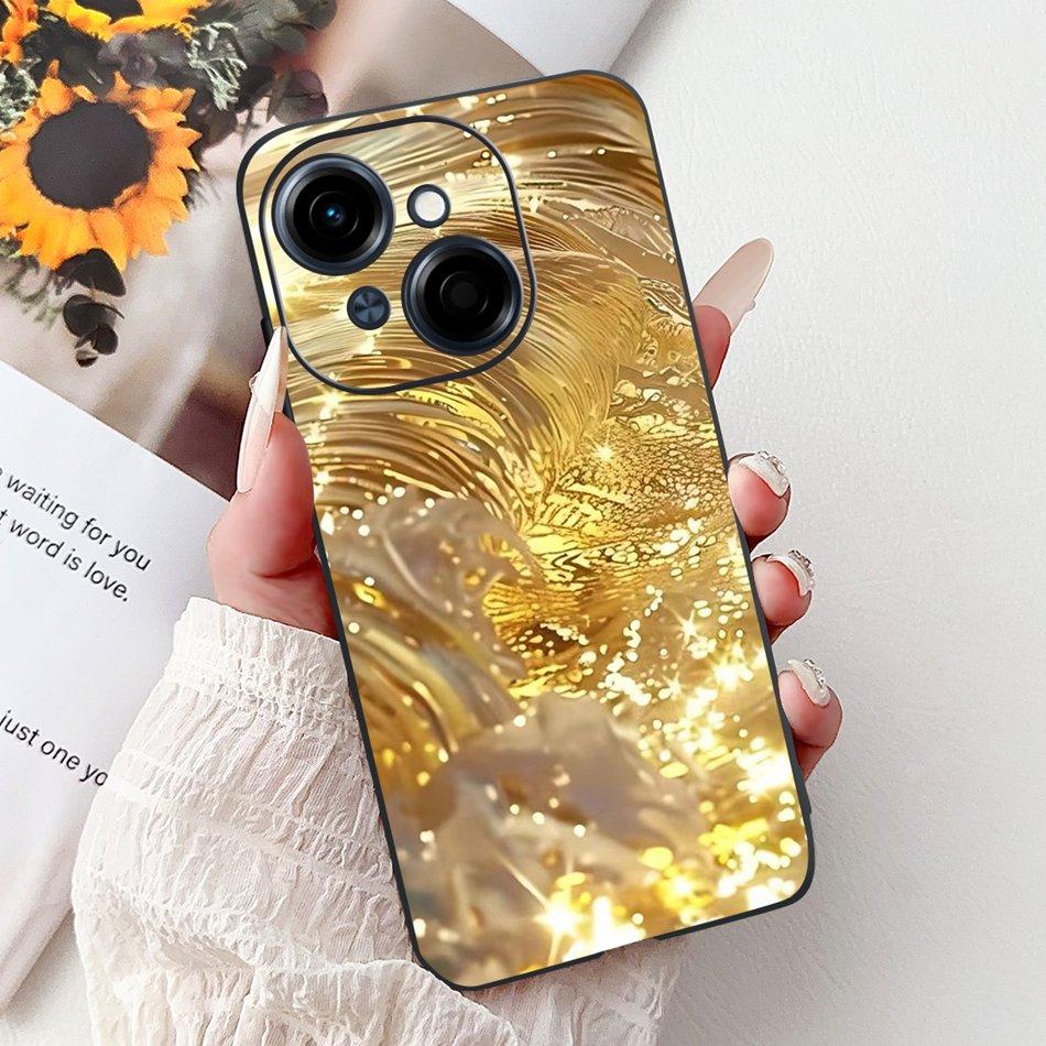 Для Tecno Spark Go 1 Модный Крутой Узор Чехол Для Телефона Для Tecno Spark Go 2025 Go1 Черный Силиконовый Мягкий Чехол