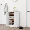VidaXL Shoe Cabinet White 60x35x92 Cm Chipboard 808927