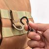 Fastener Keychain Bag Hanging Buckle Molle Webbing Clip Carabiners Buckle Outdoor Backpack Hook