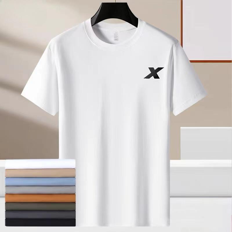 Breathable Loose Men's Cotton T-Shirt for Outdoor Sports, Perfect Fit for Fitness Exercise