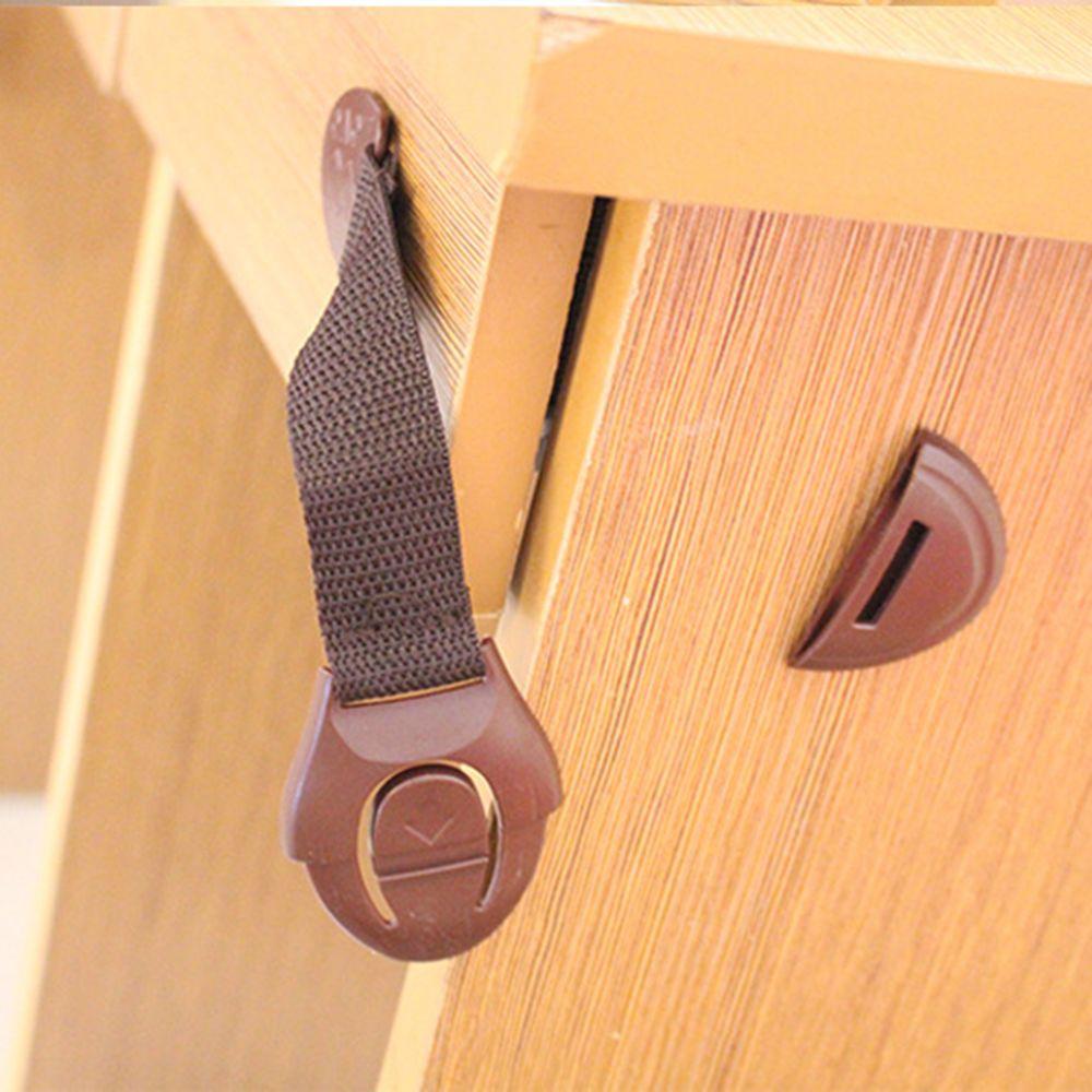 5/10pcs Kids Drawers Cabinet Wardrobe Cupboard Lockstitch Security Latches Safety Lock