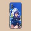 Синий Архив Юка Матовый Чехол для Мобильного Телефона для Huawei P60 P50 P40 P30 P20 P10 P9 P8 Pro Lite Plus Цветная Печать