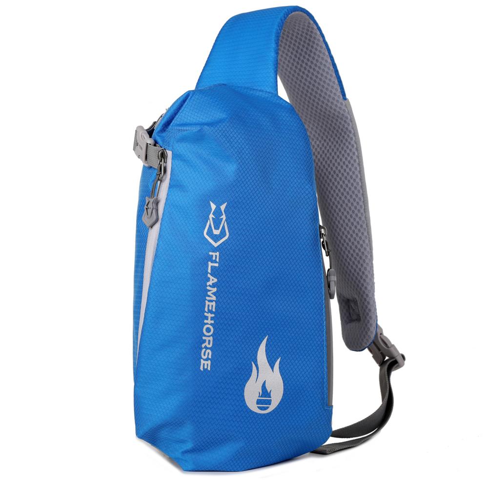 Сумка-слинг через плечо Ультралегкая Водонепроницаемая Нейлоновая Нагрудная Сумка Через Плечо С Отверстием Для Наушников Идеальный Спутник Для Путешествий Для Мужчин И Женщин