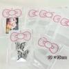 10pcs  Cute Pink Bow Transparent Ziplock Bag Kpop Star Photo Card DIY Packing Storage Bag Card Dustproof Card Holder