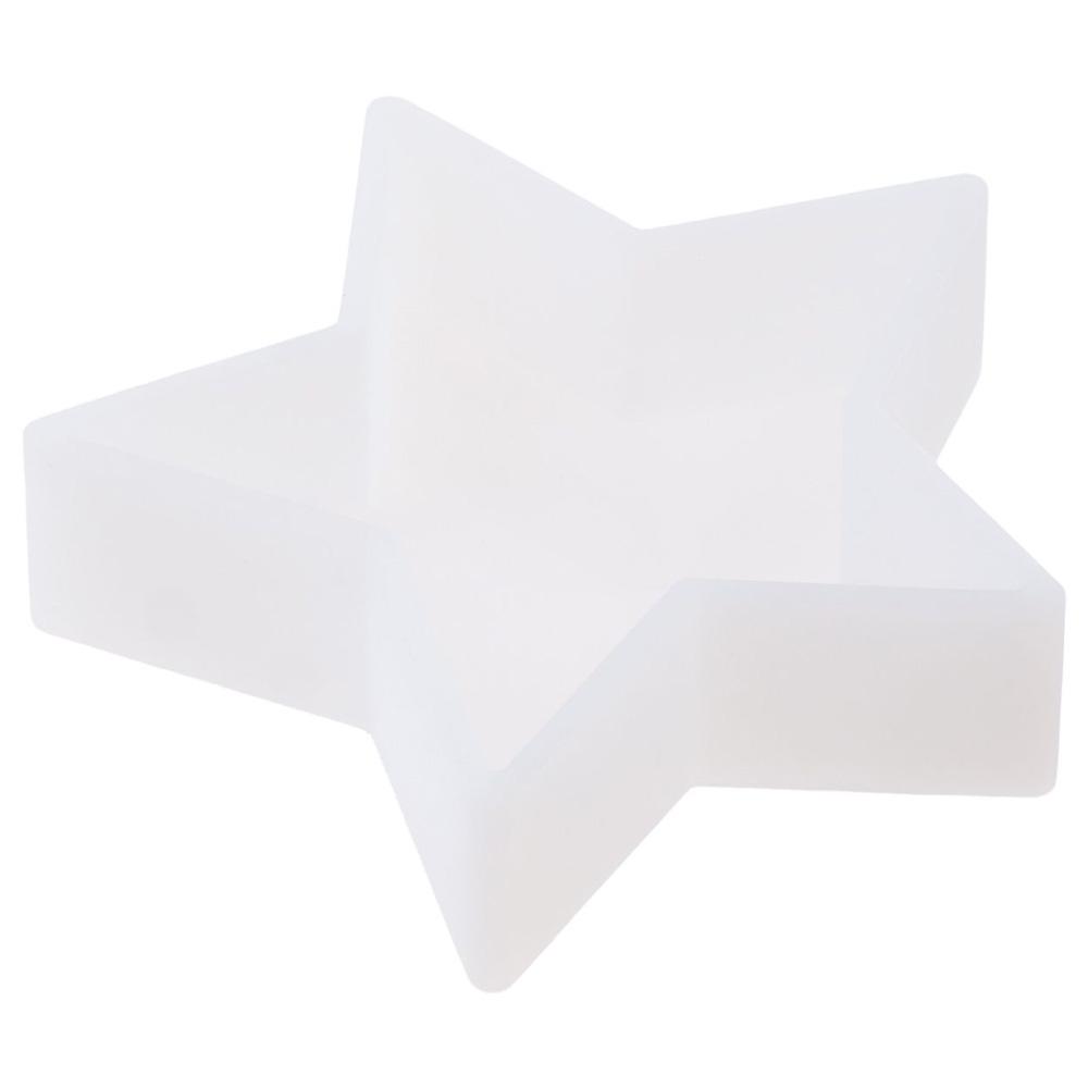 Силиконовая пятиконечная звезда силиконовая форма 11.3*11.3*2.6 см автомобильная свежесть силиконовая форма свеча