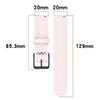 For Samsung Galaxy Watch FE 40mm/Watch7 44mm/40mm Silicone 20mm Multiple Holes Breathable Watch Strap