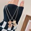 Girls Fashion Cute The Latest Popular Cute Bear Ladies Gift Necklace & Pendant Jewelry Accessories for Women Creative Gifts