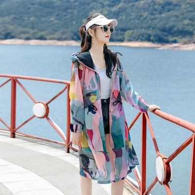 Камуфляжная женская одежда от солнца с капюшоном, длинная, фея, новая, дышащая, солнцезащитная одежда, солнцезащитные рубашки, универсальные и ультратонкие плащи