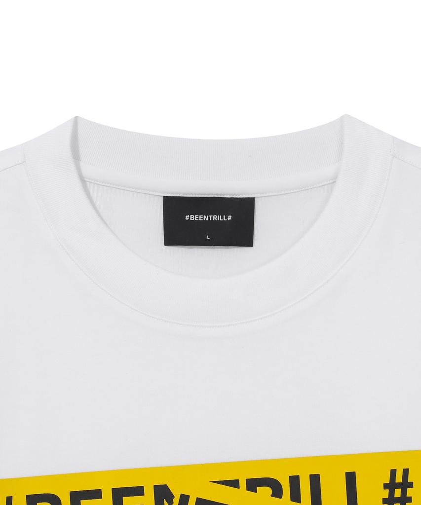 Футболка BEENTRILL с фирменной лентой (белый)