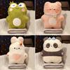 Кролик Милая Панда Лягушка И Свинья Плюшевая Подушка И Плед Для Офисного Сна