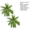 2Pcs Simulated Plants UV Resistant Artificial Ferns Realistic Greenery No Maintenance Indoor Outdoor Decor