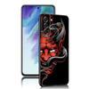 Модный чехол для телефона Samurai Demon для Samsung Galaxy S20 S21 FE S22 Ultra S10 Lite S10E S9 S8 Plus S7 Edge, мягкий черный чехол из ТПУ