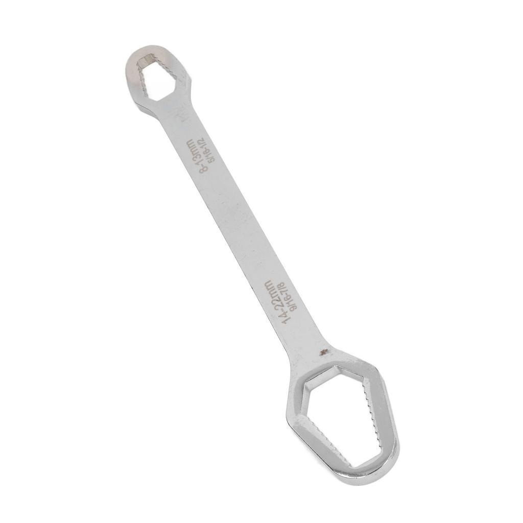 Double Ended Self Tightening Wrench Multifunctional 822mm Self Tightening Spanner for Auto Repair