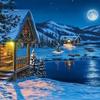 DIY 5D алмазная живопись Зимний снежный пейзаж полная круглая дрель Алмазная вышивка крестиком настенная живопись подарок домашний декор