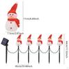 Christmas Path Lights, Solar Powered, Multipurpose Walkway Decorations for