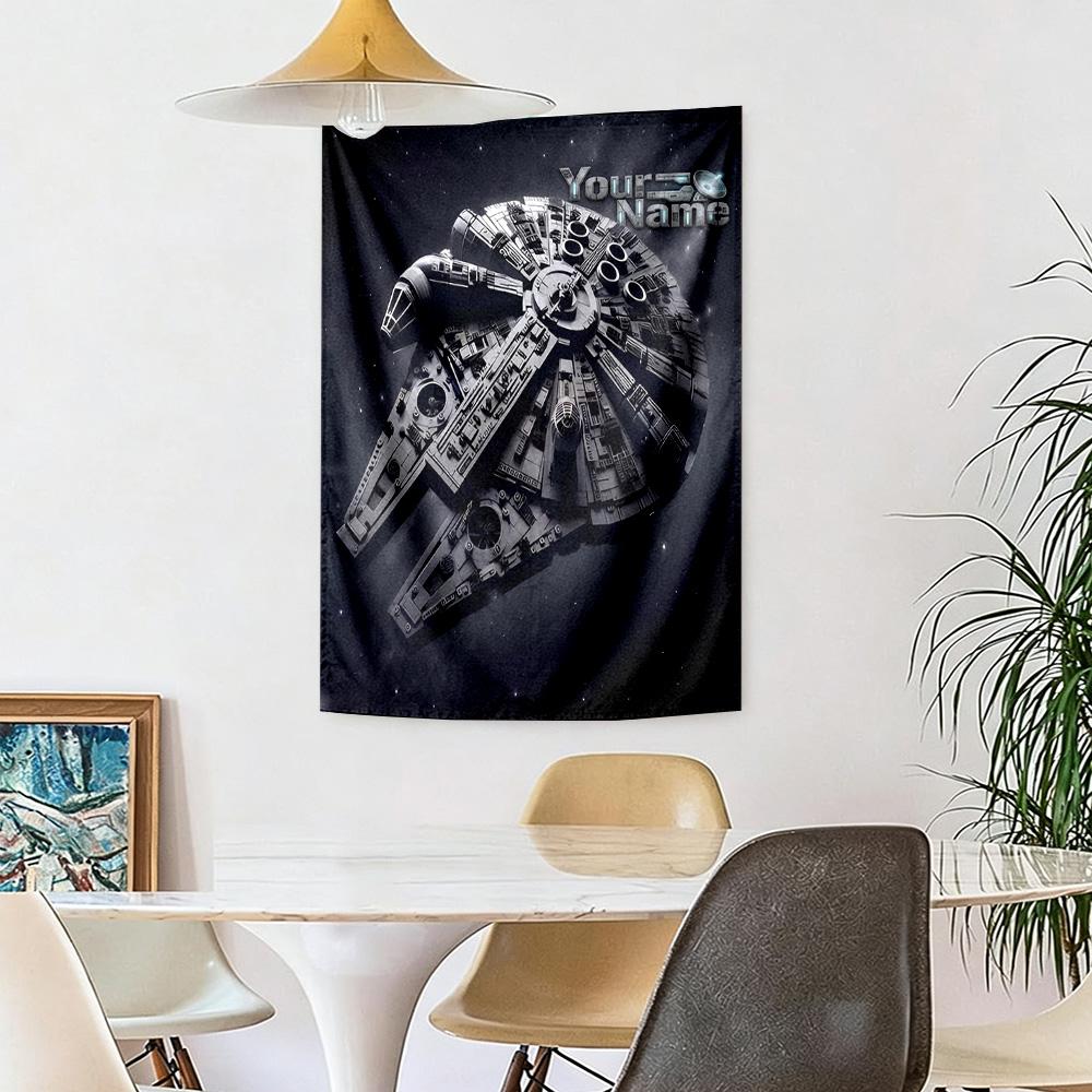 Star Wars Customize Text Tapestry Multi-purpose Tapestry Ultra-Soft Suitable for Dorm Room Four Seasons Decor Housewarming Gift